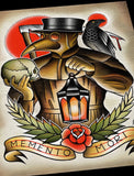 Plague Doctor Flash Art Print (Choose Option)