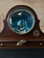 Stormy Sea and Ship Automata Diorama Shadow Box with Audio Effects
