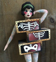 Zig Zag Girl Art Toy Sculpture