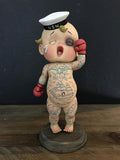 Kewpie Crying Boxer Art Toy Sculpture