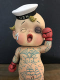 Kewpie Crying Boxer Art Toy Sculpture
