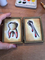 Tooth and Nail Original Watercolor Painting