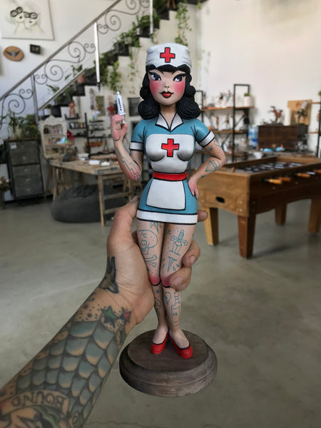 Nurse Art Toy Sculpture