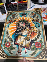 Jesus 2020 Acrylic on Canvas Panel 11x14